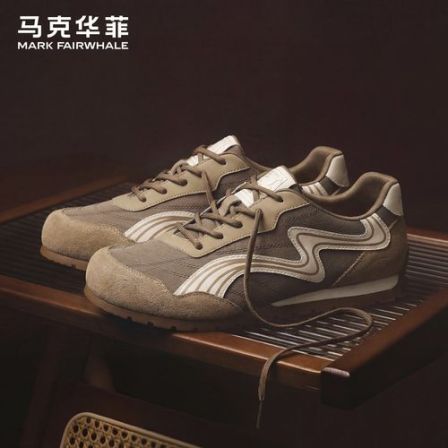 马克华菲鞋子男鞋2026新款春季复古德训鞋软底透气休闲鞋男士板鞋