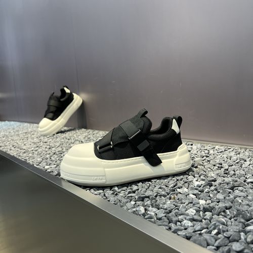 2026春夏新款定制低帮增高厚底圆头超轻软面透气休闲百搭时尚潮鞋主图