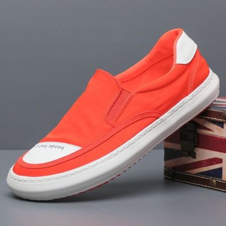 帆布鞋男夏季透气冰丝老北京布鞋休闲懒人男鞋一脚蹬透气软底板鞋