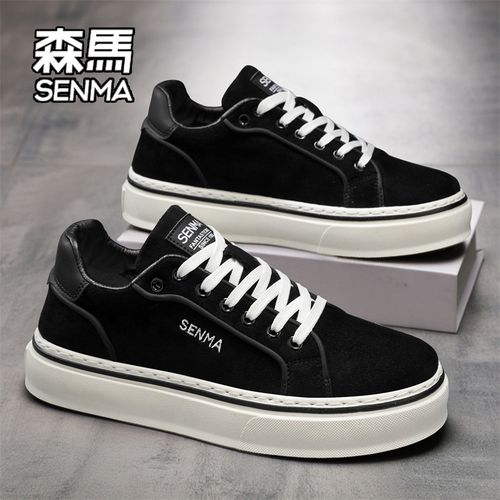 SENMA/森马潮牌男鞋春季厚底防滑耐磨休闲鞋男士百搭潮流时尚板鞋主图
