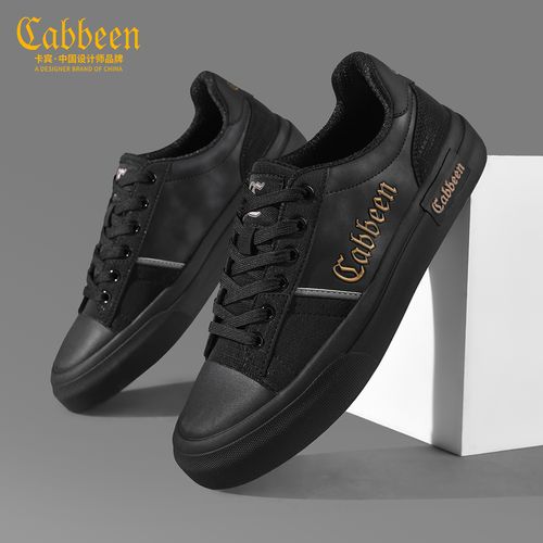 卡宾2026官方正品男鞋春天新款男生低帮巨帅潮鞋子男春季小黑鞋主图