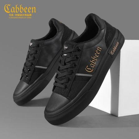 卡宾2026官方正品男鞋春天新款男生低帮巨帅潮鞋子男春季小黑鞋