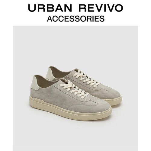 URBAN REVIVO2026春季新款男士休闲撞色拼接运动鞋UAMS60007主图