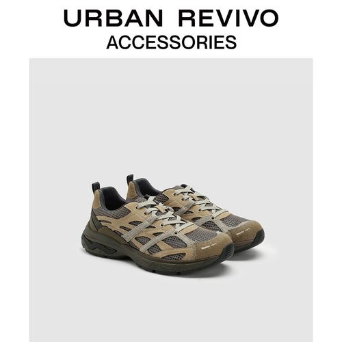 URBAN REVIVO2026春季新款男士潮流户外风网面运动鞋UAJS60005主图
