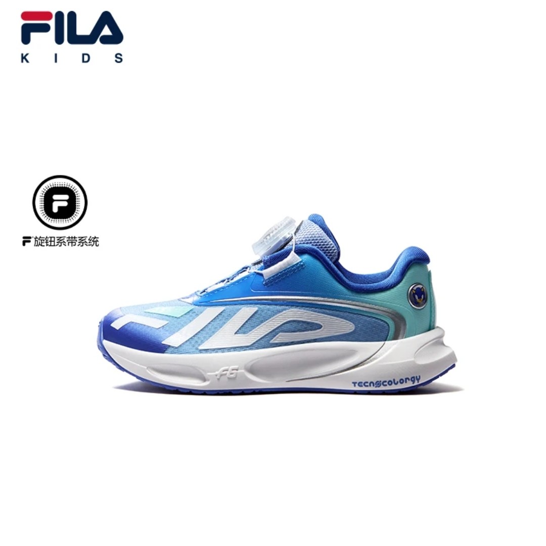 FILA斐乐儿童童鞋【超跑6小童】跑步鞋男女旋钮超跑鞋K14B622105F主图