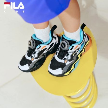 FILA斐乐儿童【跳跳鞋】新款小童鞋舒适百搭闪灯鞋K14B621604F