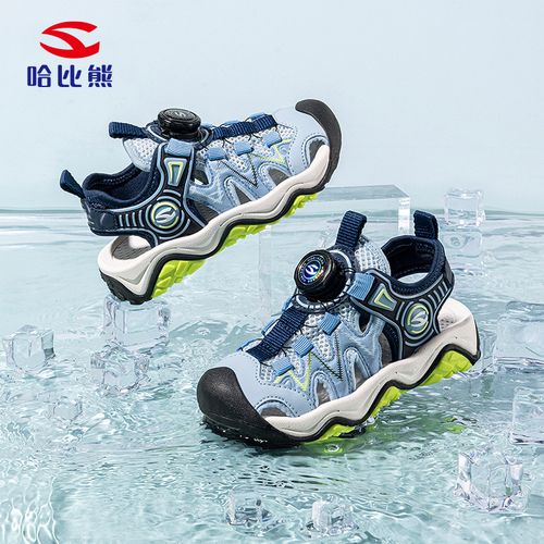 童鞋包头2026夏季男童透气运动沙滩凉鞋软底防滑儿童涉水鞋主图