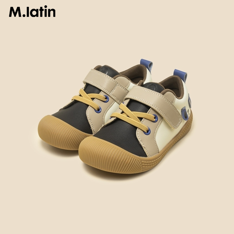 【商场同款】马拉丁童鞋儿童休闲鞋冬装女童小童撞色板鞋主图