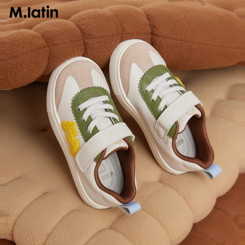 【商场同款】马拉丁童鞋儿童休闲鞋冬装女童小童绣花板鞋主图