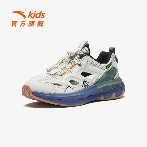 【越野】安踏儿童2026夏季欧若风框子鞋男童舒适透气户外防滑鞋-bk主图