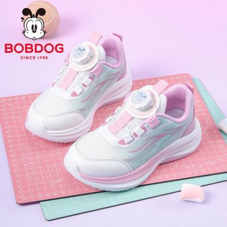 巴布豆童鞋女童运动鞋2026新款春季户外韩系女宝鞋子洋气儿童鞋子
