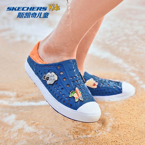 26全国专柜上新【升级清凉软底洞洞鞋】斯凯奇官方儿童凉鞋沙滩鞋主图