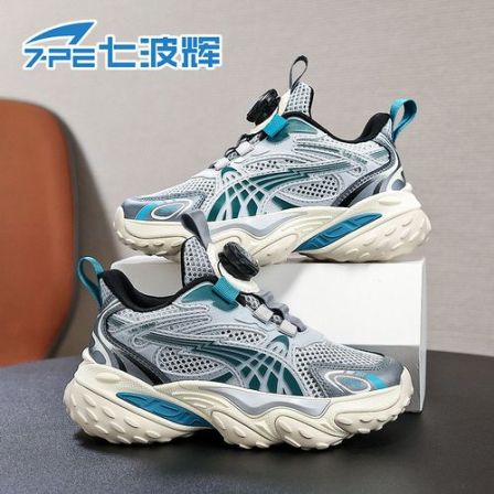 青少年春季新款透气单网运动鞋儿童时尚百搭休闲潮鞋老爹鞋