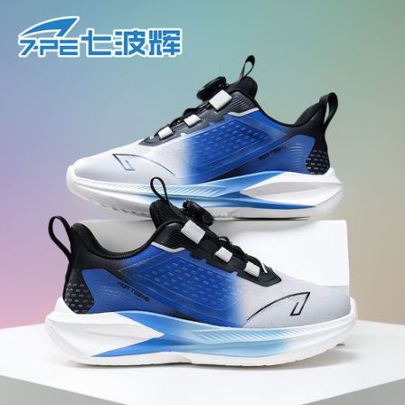 七波辉春季新款双网透气运动鞋减震防滑男童鞋百搭校园休闲跑步鞋