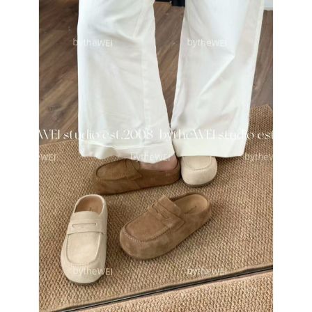 bytheWEI【那不勒斯】足弓支撑版～厚底方头勃肯鞋真皮勃肯半拖鞋女