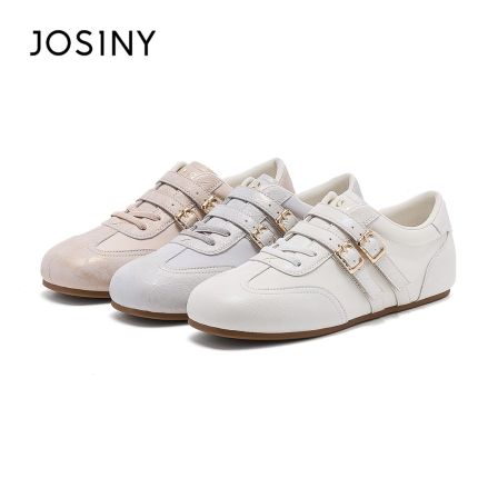 卓诗尼2026春夏季新款德训鞋女款复古英伦风软底时尚百搭休闲平底