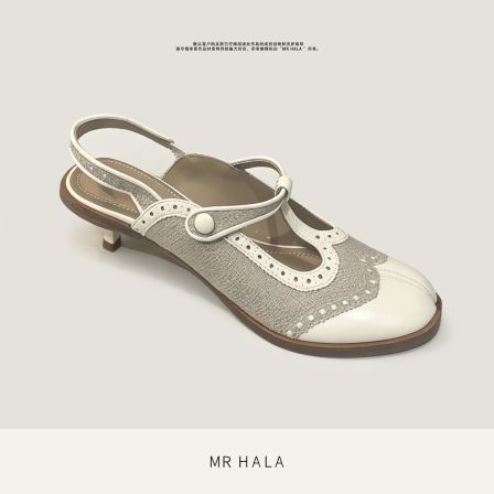 MRHALA 霁川布洛克雕花玛丽珍 LX40647