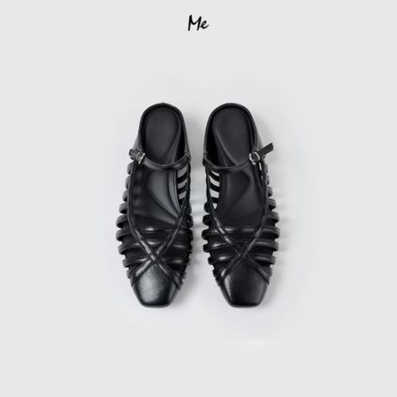 ME【鱼骨镂空凉拖】奢牌同源千金云感踩脚百搭时尚休闲鞋子MEHS0991