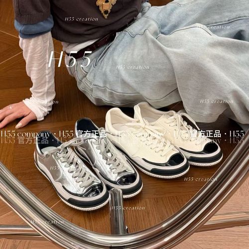 H55女鞋26ss墨白山茶｜纯净版香香小白鞋2.5cm35-3202【萌萌专属】主图