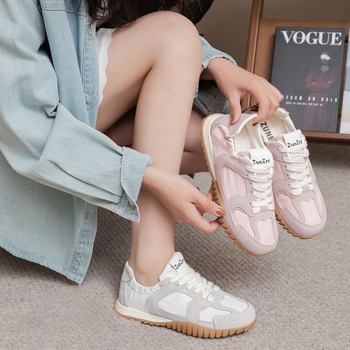 门店5&99！乔巴德训鞋」运动休闲鞋女科技莱卡透气复古阿甘鞋C26320主图