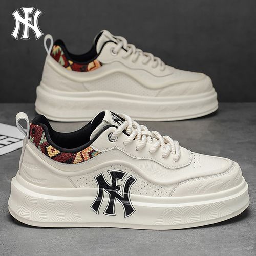 FN2026春夏新款男士透气休闲鞋厚底增高4CM小白鞋百搭软底运动鞋主图