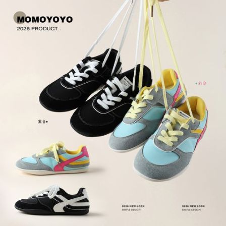 【颜值担当】儿童2026新款撞色阿甘鞋休闲百搭运动鞋26C02003