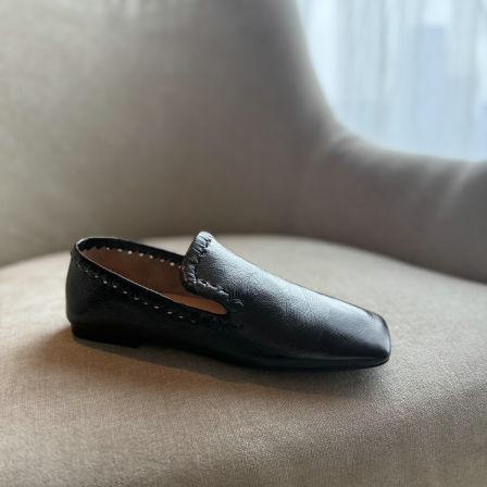 方头 镂空编织 CHAO软牛油皮 乐福鞋 B20709