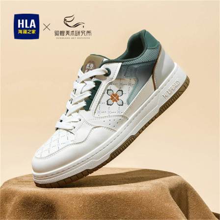 海澜之家男鞋2026春季新款敦煌美术研究所创意拼接潮流休闲板鞋男