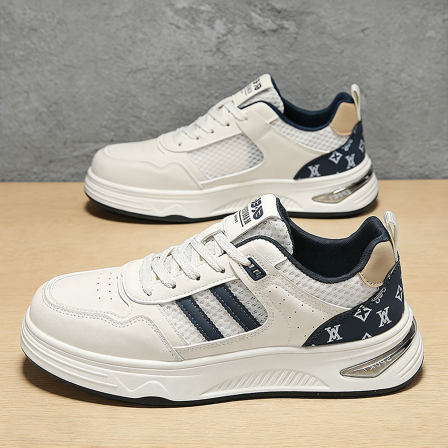 夏季男鞋2026新款网眼镂空小白鞋男士透气防臭不闷脚休闲板鞋男款