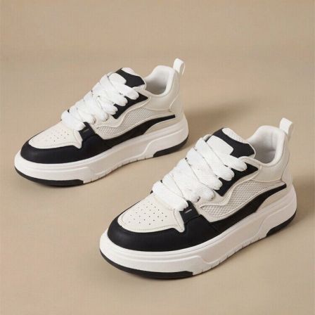 男鞋2026新款春季爆款超火面包鞋厚底轻便网面休闲板鞋男士小白鞋