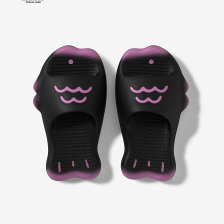 chikoku鲷鱼烧卡通拖鞋女居家厚底防滑情侣外穿eva沙滩凉拖鞋男士