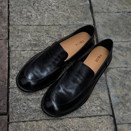 TBOF【极简高阶风】水洗马皮乐福鞋 皮底 夏季轻便透气一脚蹬皮鞋