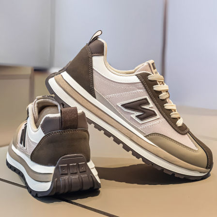 阿甘男鞋夏季防滑防臭网面透气跑步运动鞋休闲增高欧洲站老爹潮鞋