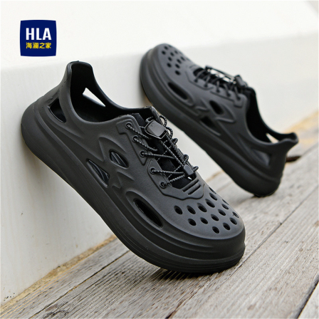 海澜之家男鞋2026新款夏季防滑防臭凉鞋夏天运动外穿踩屎感洞洞鞋