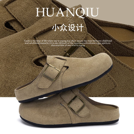 环球情侣款勃肯鞋男鞋春季2026新款复古百搭内增高鞋子一脚蹬半拖