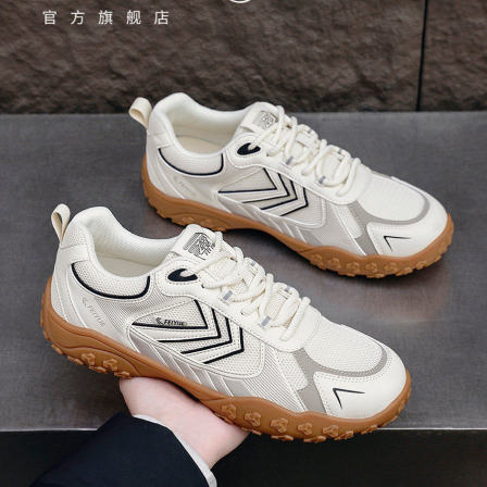 feiyue/飞跃男鞋透气德训鞋2026春夏新款休闲网鞋运动户外徒步鞋