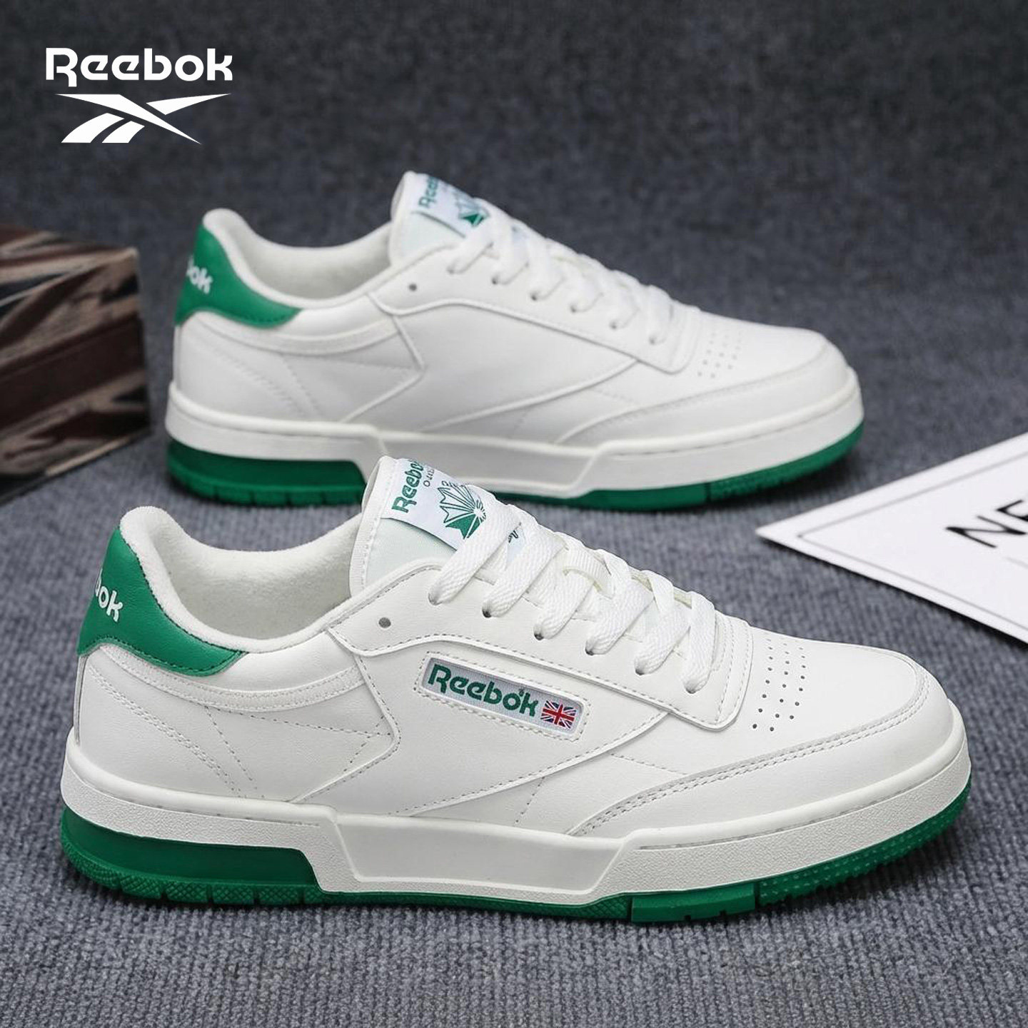 Reebok锐步官方小白鞋男士休闲运动百搭板鞋平底透气男鞋爆款学生主图