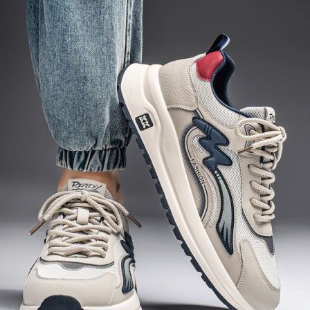 男鞋2026新款夏季网面透气防滑防臭增高软底男士休闲跑步运动潮鞋