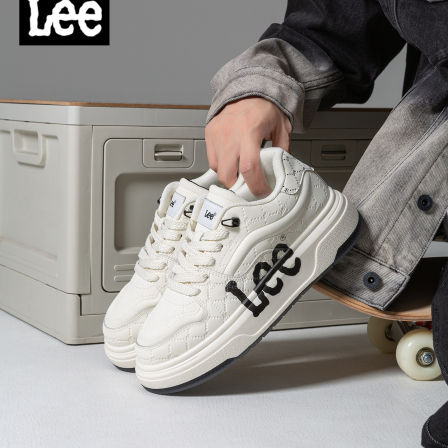 Lee男鞋2026新款软底小白鞋厚底增高休闲板鞋百搭潮流运动低帮鞋