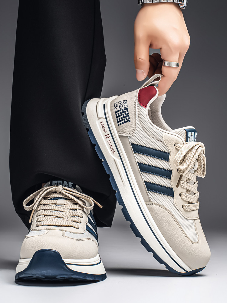 阿甘男鞋2026新款夏季网面透气防滑防臭增高软底休闲跑步运动潮鞋主图