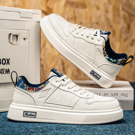 男鞋夏季2026新款运动休闲板鞋防滑增高软底男生百搭透气小白潮鞋