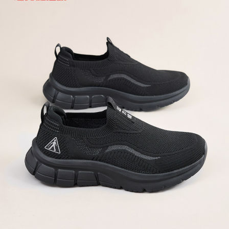 足力健老人鞋男2026春季新款防滑一脚蹬轻便中老年爸爸鞋透气鞋子