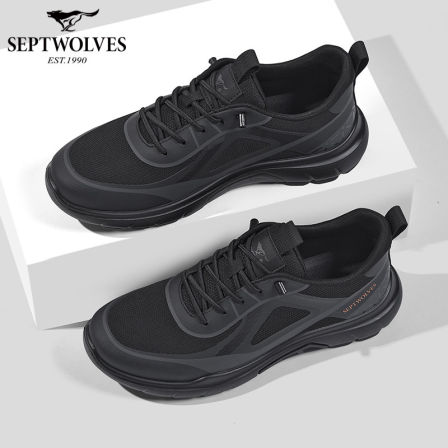 七匹狼网面鞋男2026新款夏季透气运动鞋软底百搭男鞋休闲鞋