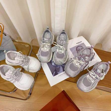 VK定制 韩版真皮时尚休闲运动鞋女606