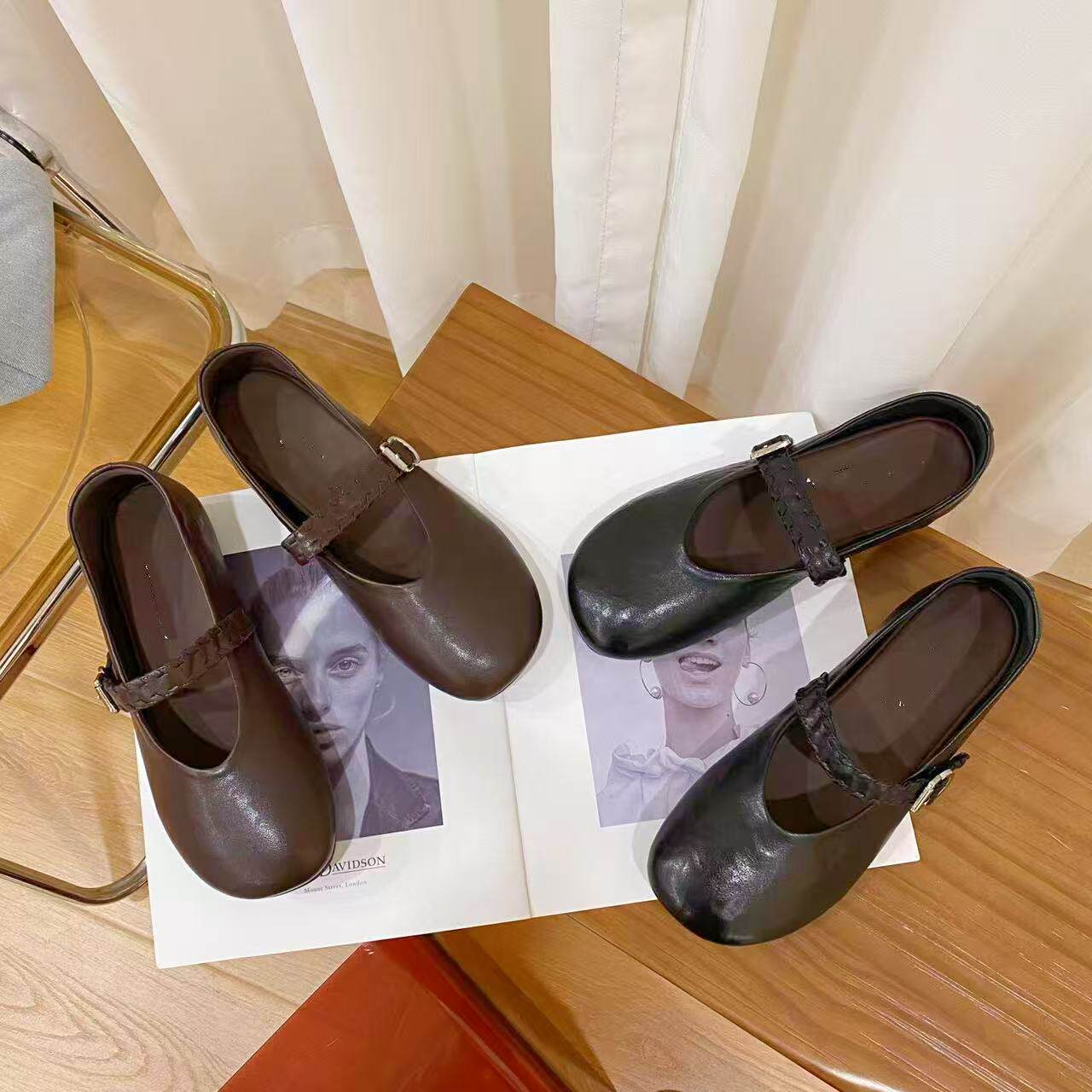 VK定制 韩版高档时尚单鞋女9318主图