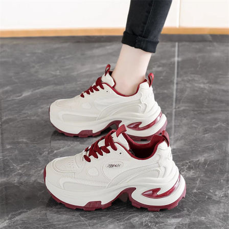 爆款港风厚底松糕老爹鞋女2026新款春季网红超火小个子运动鞋女鞋