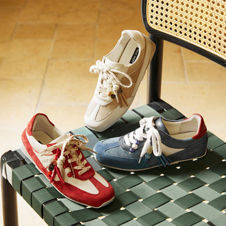 Nine West/玖熙德训鞋女2026春季新款真皮软底休闲运动鞋百搭女鞋