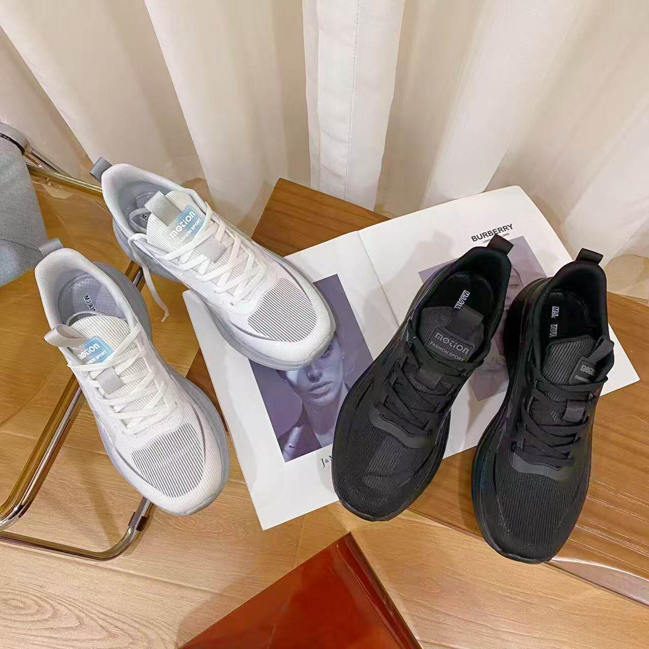 VK定制 韩版男款时尚休闲运动鞋111013主图