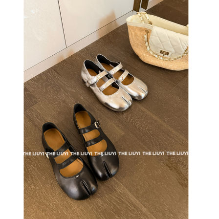 【LIUYI】软底玛丽珍小皮鞋扣带分趾马蹄鞋平底舒适单鞋3029