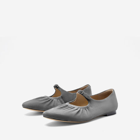 Nine West/玖熙法式玛丽珍鞋女春季新款软底奶奶鞋复古款通勤单鞋